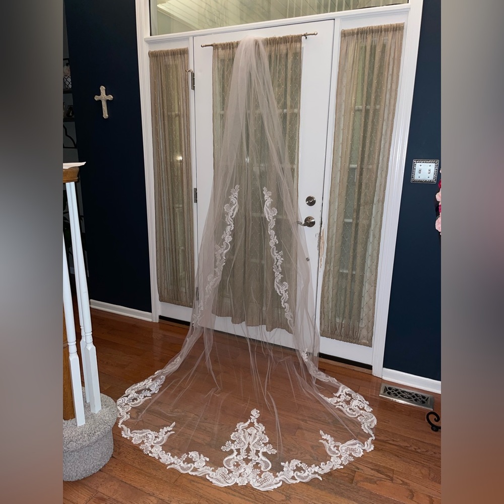 NWOT White Bridal Cathedral Veil